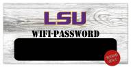 LSU Tigers 6" x 12" Wifi Password Sign
