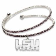 LSU Tigers Amped Logo Crystal Bracelet
