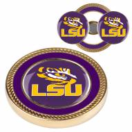 LSU Tigers Challenge Coin with 2 Ball Markers