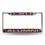 LSU Tigers Chrome Alumni License Plate Frame