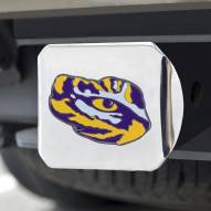 LSU Tigers Chrome Color Hitch Cover