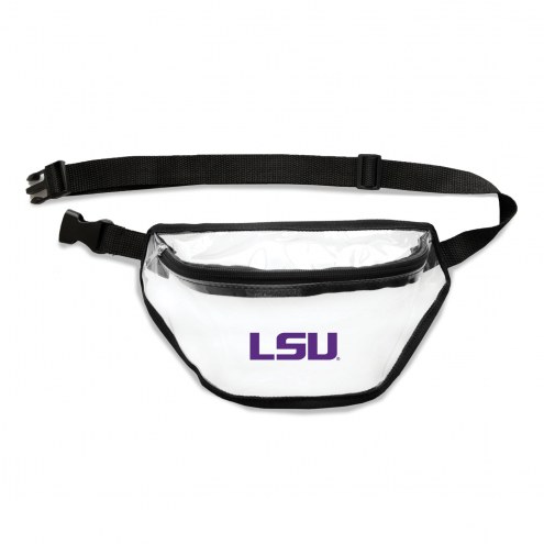 LSU Tigers Clear Fanny Pack