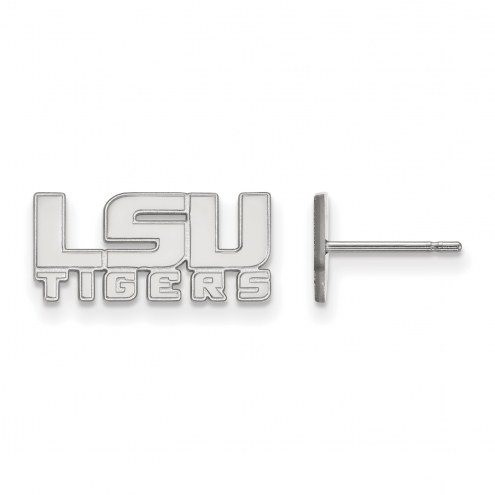 LSU Tigers Sterling Silver Extra Small Post Earrings