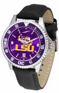 LSU Tigers Competitor AnoChrome Men's Watch - Color Bezel