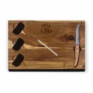 LSU Tigers Delio Bamboo Cheese Board & Tools Set