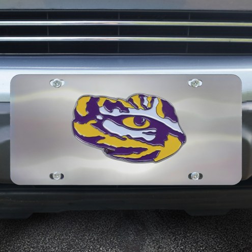 LSU Tigers Diecast License Plate