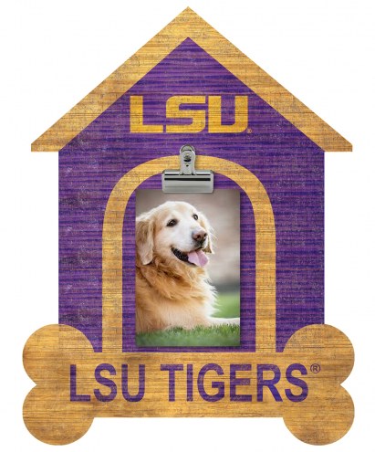 LSU Tigers Dog Bone House Clip Frame