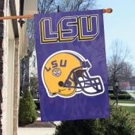 LSU Tigers NCAA Applique 2-Sided Banner Flag