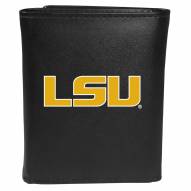 LSU Tigers Large Logo Leather Tri-fold Wallet