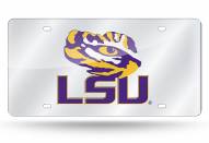 LSU Tigers Laser Cut License Plate