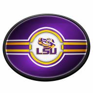 LSU Tigers Oval Slimline Lighted Wall Sign