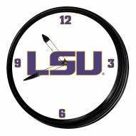 LSU Tigers Retro Lighted Wall Clock