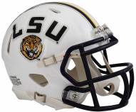 LSU Tigers Riddell Speed Mini Collectible White Football Helmet