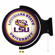 LSU Tigers Round Rotating Lighted Wall Sign