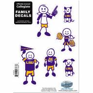 LSU Tigers Family Decal Set Small