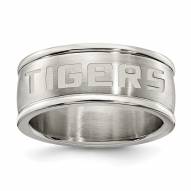 LSU Tigers Stainless Steel Logo Ring