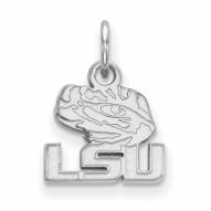 LSU Tigers Sterling Silver Extra Small Pendant
