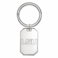 LSU Tigers Sterling Silver Key Chain