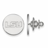 LSU Tigers Sterling Silver Lapel Pin