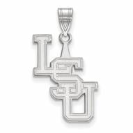 LSU Tigers Sterling Silver Large Pendant