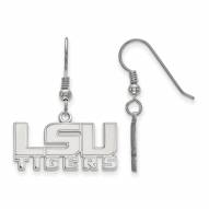 LSU Tigers Sterling Silver Small Dangle Earrings
