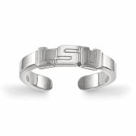 LSU Tigers Sterling Silver Toe Ring