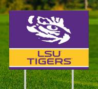 LSU Tigers Team Name Yard Sign