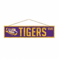 LSU Tigers Wood Avenue Sign