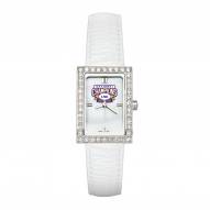 LSU Tigers Women's Allure White Leather Watch