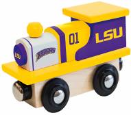 LSU Tigers Wood Toy Train