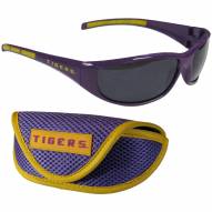 LSU Tigers Wrap Sunglasses and Case Set