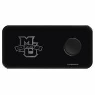 Marquette Golden Eagles 3 in 1 Glass Wireless Charge Pad