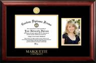 Marquette Golden Eagles Gold Embossed Diploma Frame with Portrait