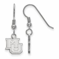 Marquette Golden Eagles Sterling Silver Extra Small Dangle Earrings