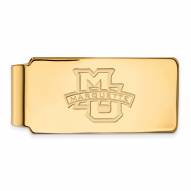 Marquette Golden Eagles Sterling Silver Gold Plated Money Clip