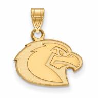Marquette Golden Eagles Sterling Silver Gold Plated Small Pendant