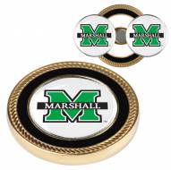 Marshall Thundering Herd Challenge Coin with 2 Ball Markers