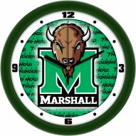 Marshall Thundering Herd Dimension Wall Clock