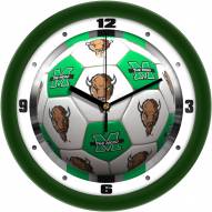 Marshall Thundering Herd Soccer Wall Clock