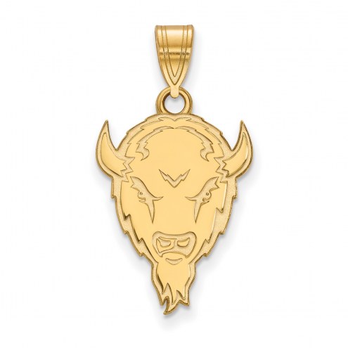 Marshall Thundering Herd Sterling Silver Gold Plated Large Pendant