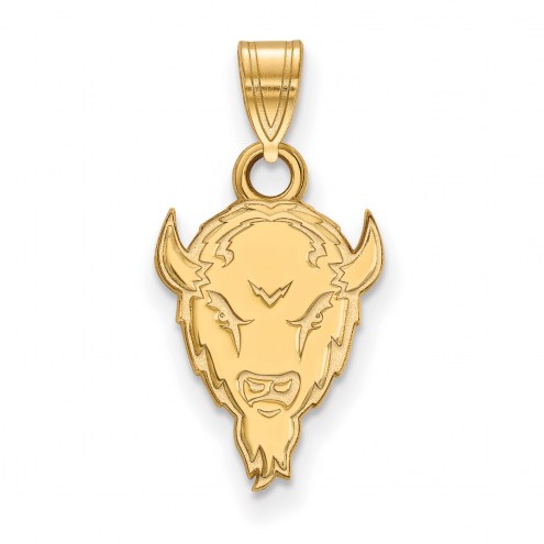 Marshall Thundering Herd Sterling Silver Gold Plated Small Pendant