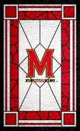 Maryland Terrapins 11" x 19" Stained Glass Sign