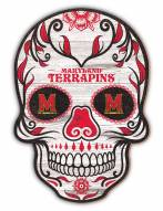 Maryland Terrapins 12" Sugar Skull Sign