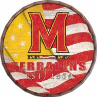 Maryland Terrapins 16" Flag Barrel Top