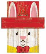 Maryland Terrapins 19" x 16" Easter Bunny Head
