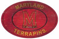 Maryland Terrapins 46" Heritage Logo Oval Sign