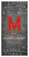 Maryland Terrapins 6" x 12" Chalk Playbook Sign