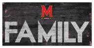 Maryland Terrapins 6" x 12" Family Sign