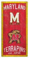 Maryland Terrapins 6" x 12" Heritage Sign