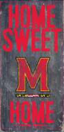 Maryland Terrapins 6" x 12" Home Sweet Home Sign